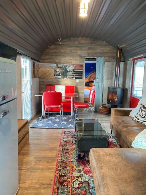 Gleis 2, Waggon Mit Ofen, Optional Mit Whirlpool Und Sauna Dahlem (Euskirchen) Exterior foto
