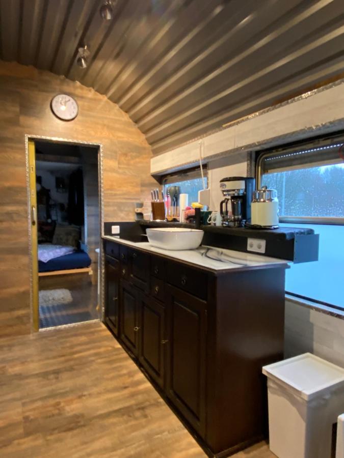 Gleis 2, Waggon Mit Ofen, Optional Mit Whirlpool Und Sauna Dahlem (Euskirchen) Exterior foto